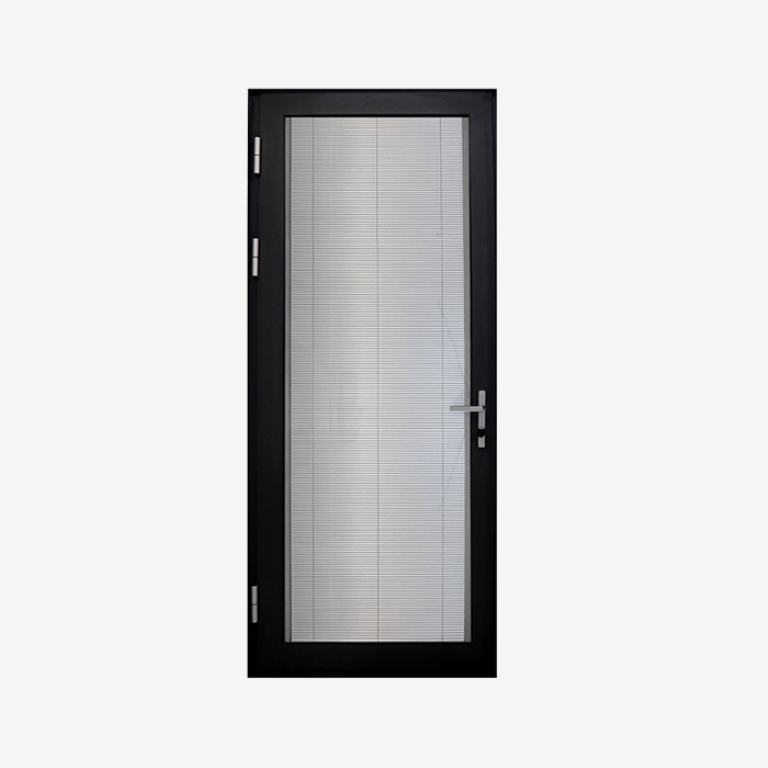 Aluminium Door Frame Profile Tempered Glass Door Third Aluminum