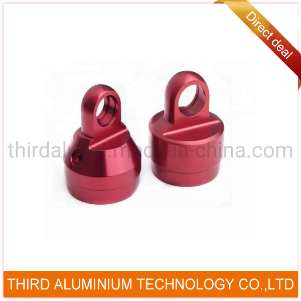 Custom Cnc Aluminum Parts Red Anodized Supplier