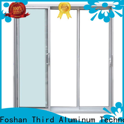 High-quality aluminium front doors for homes assembly for business for office door