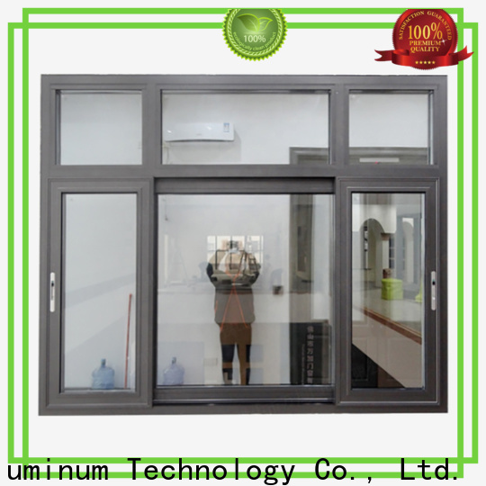 Third Aluminum profiles black metal frame windows manufacturers for handleless kitchen